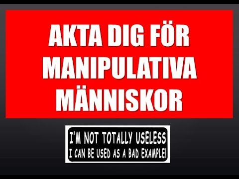 Manipulativa människor
