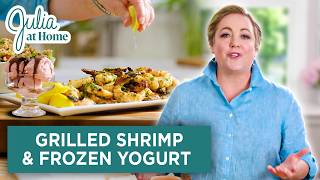 Download Lagu Lemon Butter Shrimp Skewers, Farro Salad, \u0026 Strawberry Froyo | Full Episode | Julia at Home (S2 E5) MP3 Download Lagu Lemon Butter Shrimp Skewers, Farro Salad, \u0026 Strawberry Froyo | Full Episode | Julia at Home (S2 E5) MP3