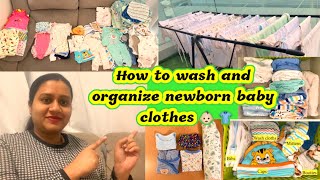 Baby&#39;s clothes are washed and organized 🧿|Week 33 of Pregnancy