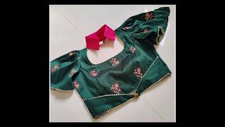 😍💕Latest fancy blouse back neck designs