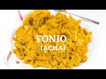 Fonio acha  how to cook fonio