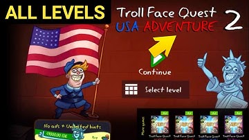 Troll Face Quest USA Adventure 2 All Levels - Gameplay Walkthrough