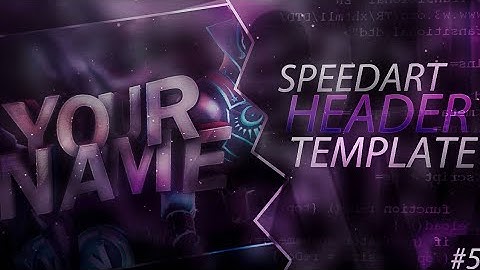 SpeedArt! - HEADER TEMPLATE DE FORTNITE! | in PsTouch - Android.