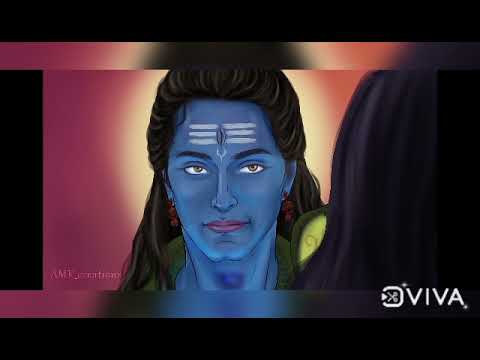 Shiv parvati animated clip for status