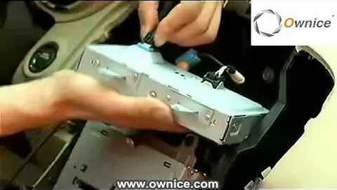 How to install the Car DVD Player GPS navigation for Buick Regal step by step by ownice
