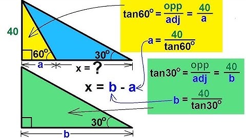 PreCalculus - Trigonometry: The Right Triangle (17 of 26) Challenge Problem #1