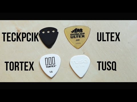 Teckpick vs Ultex vs Tortex vs TUSQ - Tone Comparison