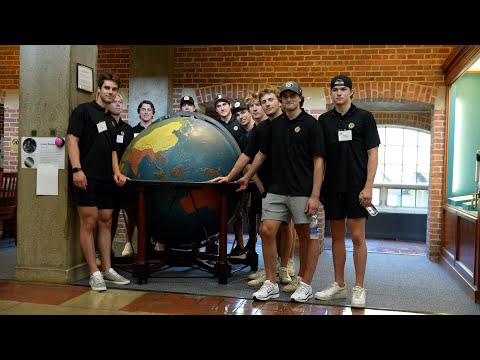 Bruins Prospects Visit Perkins School for the Blind