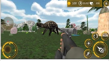 DINOSAUR HUNT 2019 - Walkthrough Gameplay Part 1 - THE END (New Dinosaur Games Android)