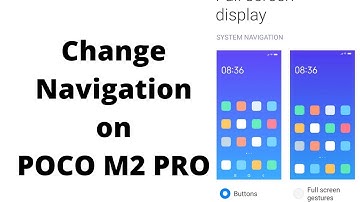how to change navigation bar on poco m2 pro