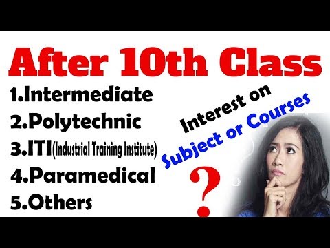 After ssc (10th class) intermediate ( 2 years ) polytechnic 3 iti 1 to paramedical short term courses (6 months/ 1year ot...