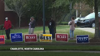 Long lines as early voting begins in N Carolina