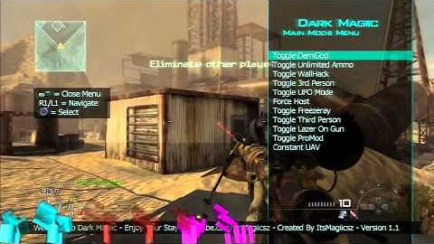 MW2/1.14 - Dark Magiic RTE Menu - DetoxModdingTeam