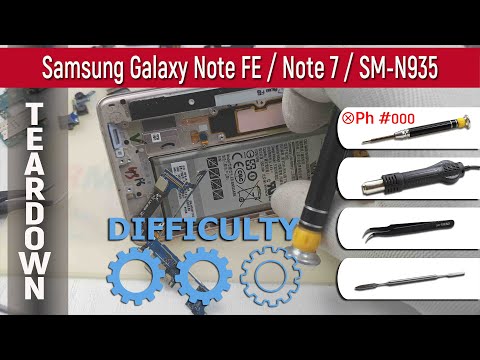 Samsung Galaxy Note FE SM-N935 (AKA infamous Samsung Galaxy Note 7) 📱 Teardown Take apart Tutorial