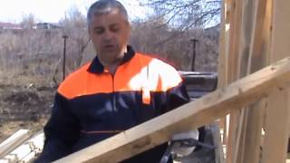 1.4. Видео урок Вырезание посадочной пятки на стропильной ноге 1.4. Видео урок Вырезание посадочной пятки на стропильной ноге