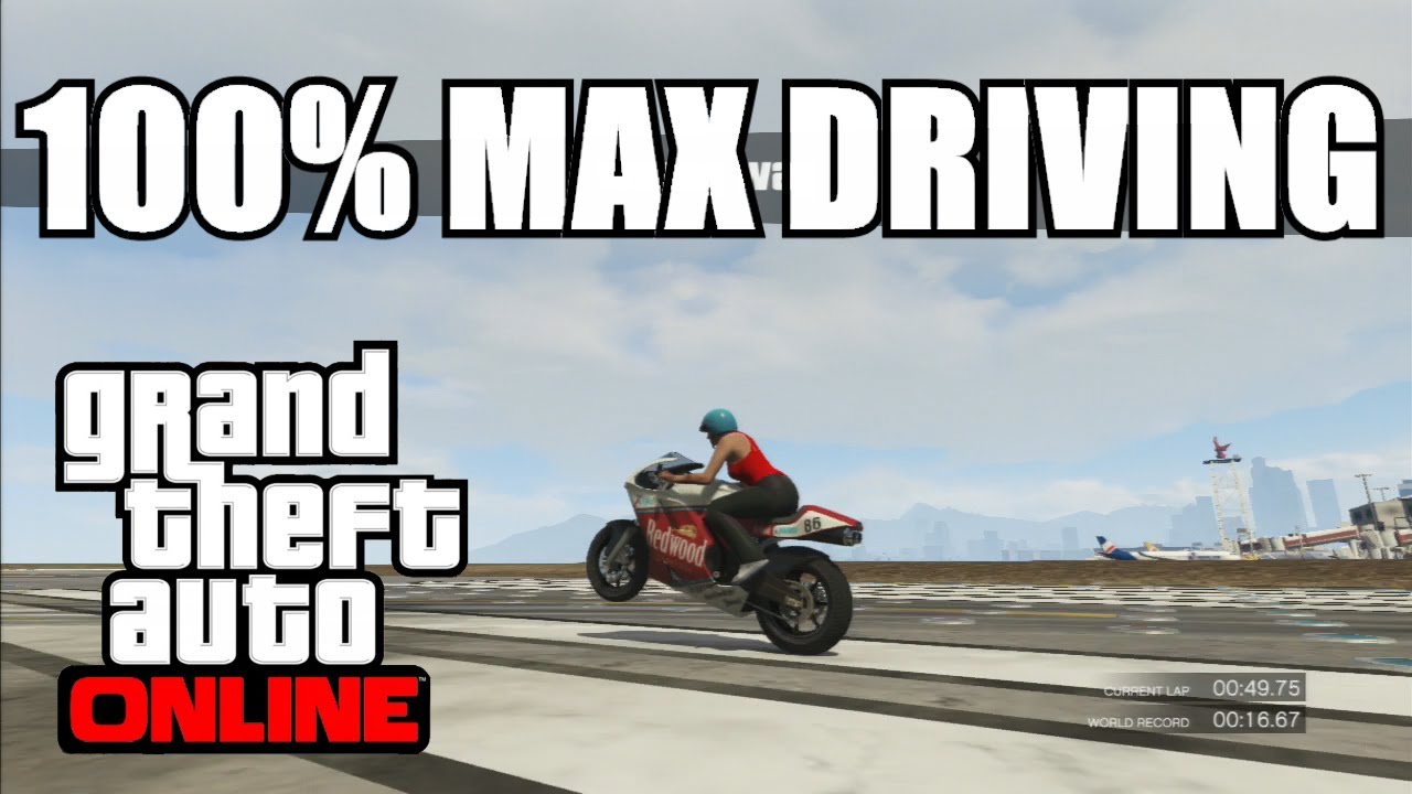 GTA V Online Max Your DRIVING Skill Stat 100 after Patch 1.20 (GTA 5