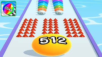 Ball Run 2048 ! All Levels Gameplay (40-45) android, ios