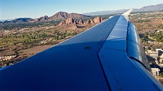 Brilliant Phoenix Landing – American Airlines – Airbus A319-100 – PHX –  N747UW – SCS Ep. 127