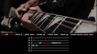 YEAT - VVV (ft. PLAYBOI CARTI) [PROD. SANIKWAVE] WRTHLS guitar cover TABS