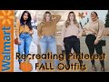 Recreating PINTEREST OUTFITS! Walmart Fall 2020 Plus Size Lookbook | Try On