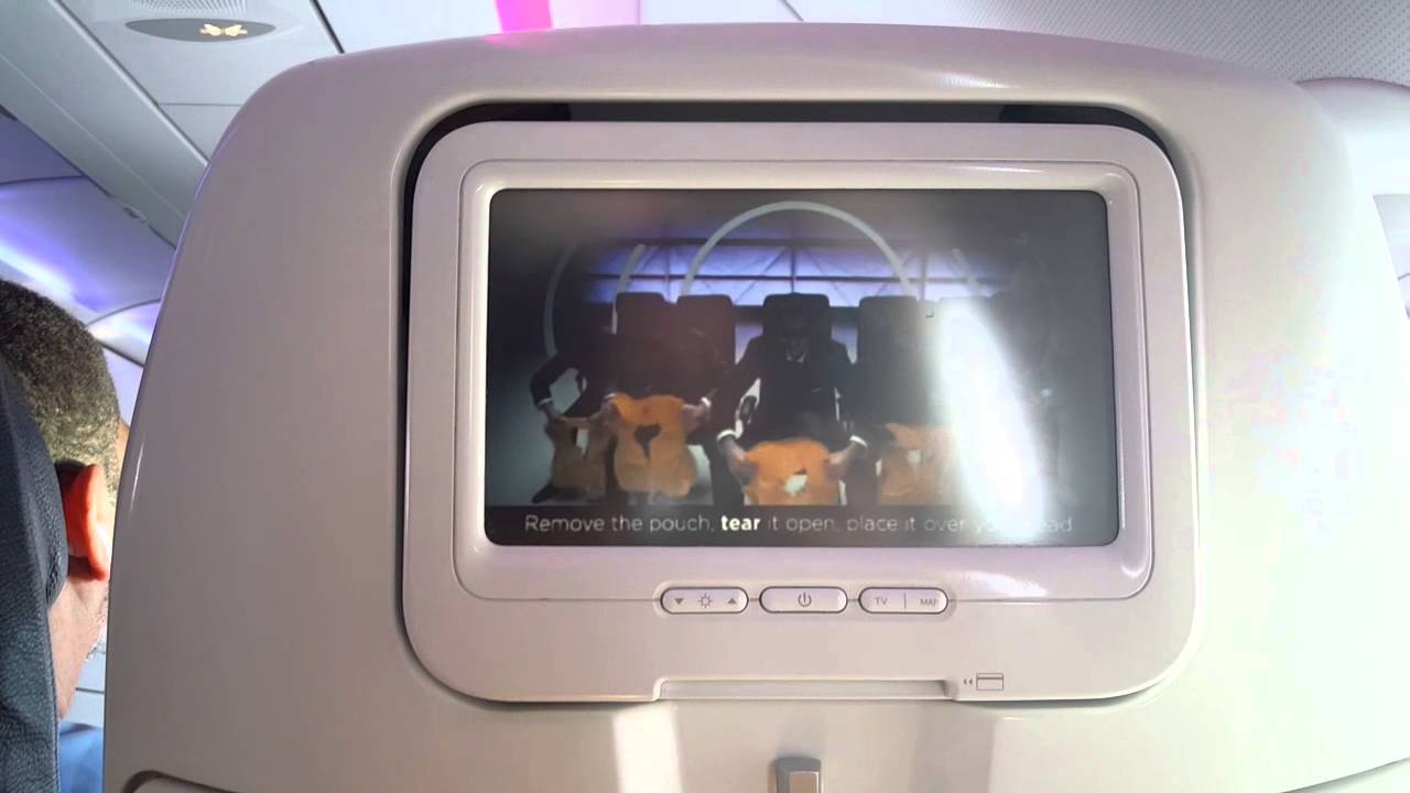 Virgin America Flight Safety Video