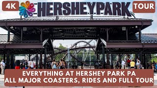 [4K] EVERYTHING at Hershey Park Full Tour and All Rides