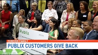 Publix Super Markets & customers donate over a million to charity, including Forever Family!