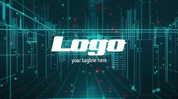 Digital City Logo Reveal After Effects Template