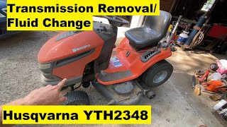 Husqvarna Lawn Mower Transmission Removal And Fluid Change