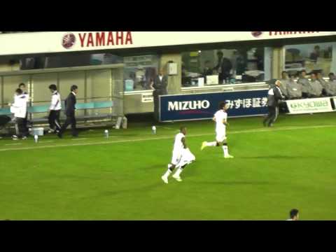 2011-12-3　川崎フロンターレｖｓジュビロ磐田　ｼﾞｭﾆｰﾆｮ得点ｼｰﾝ