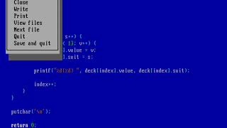 How to write a Solitaire game (DOS programming) screenshot 5