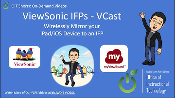 ViewSonic IFPs - VCast - Wirelessly Mirror your iPad/iOS Device to an IFP