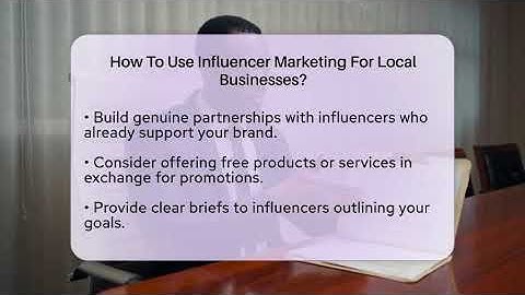 How To Use Influencer Marketing For Local Businesses? - Everyday-Networking