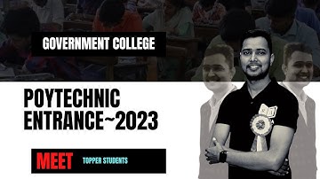poytechnic entrance~2023 Meet Topper Students of Raceva Academy