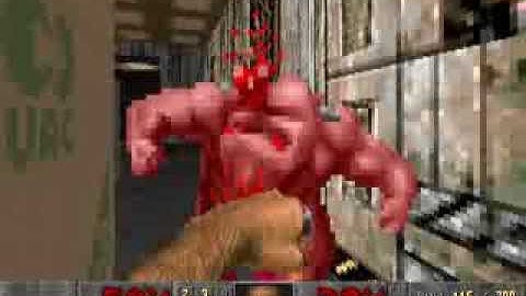 Doom(DOS) E2M2:Containment Area-Pistol start/UV Max