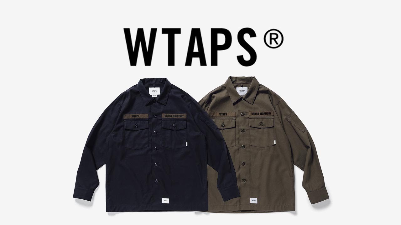 WTAPS 21SS BUDS /LS / COTTON TWILL NAVY www.krzysztofbialy.com