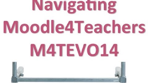 Navigating Moodle 2.5
