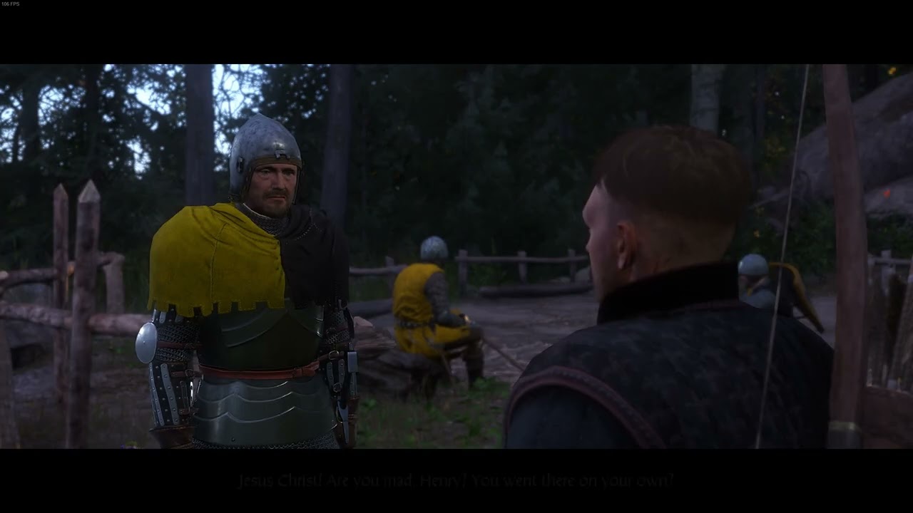 Captain Bernard is flabbergasted by Henry's news. Kingdom Come Deliverance