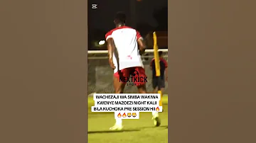 WACHEZAJI WA SIMBA WAKIWA KWENYE MAZOEZI NIGHT KALII BILA KUCHOKA PRE SESSION HII Fyp Shorts 