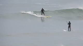 Standup paddle avec West SUP Surf en Finistère le 24/01