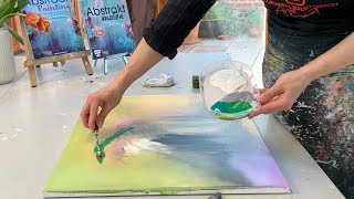 Wow 🙏 Wie malt ein Künstler? Leicht Hindernisse überwinden! Maltrick - Abstrakt Malen