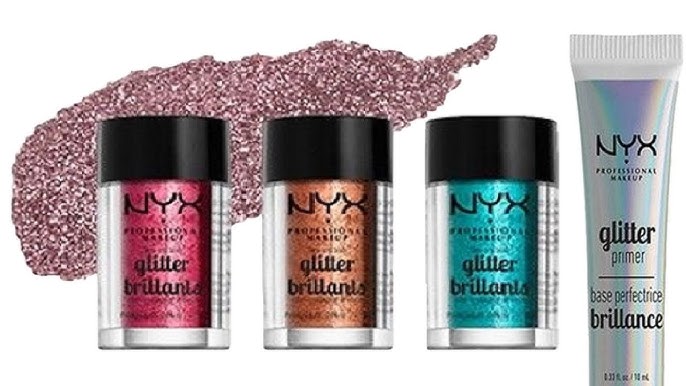 Set - NYX Professional Makeup Sugar Trip Glitter Vault (primer