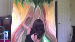 Tree of Wisdom- Time Lapse Painting to Firestone (Kygo ft. Conrad Sewell) Video by Michelle Pier