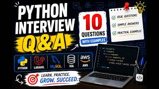 Python Interview Questions with Examples | Most Asked Questions | Part-2