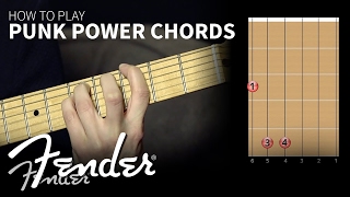 How To | Learn to Play Punk Power Chords | Fender chords