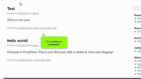 WebHosting Break Presents: How to Write Comment in Wordpress