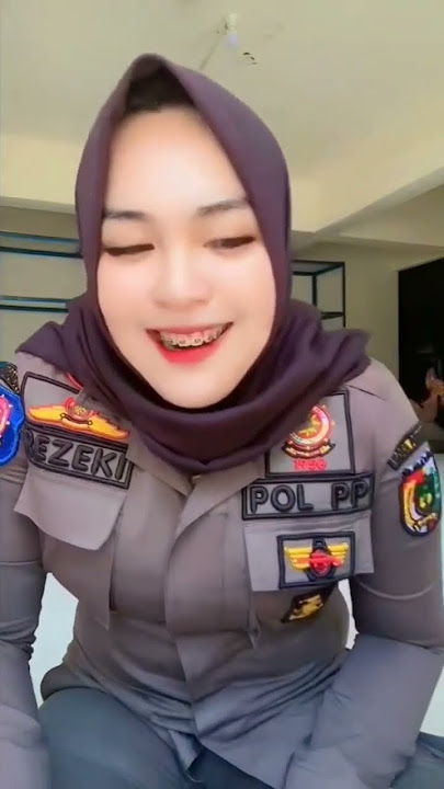 kamu gak seram kok 😁 #satpolppindonesia #wanita #polpp