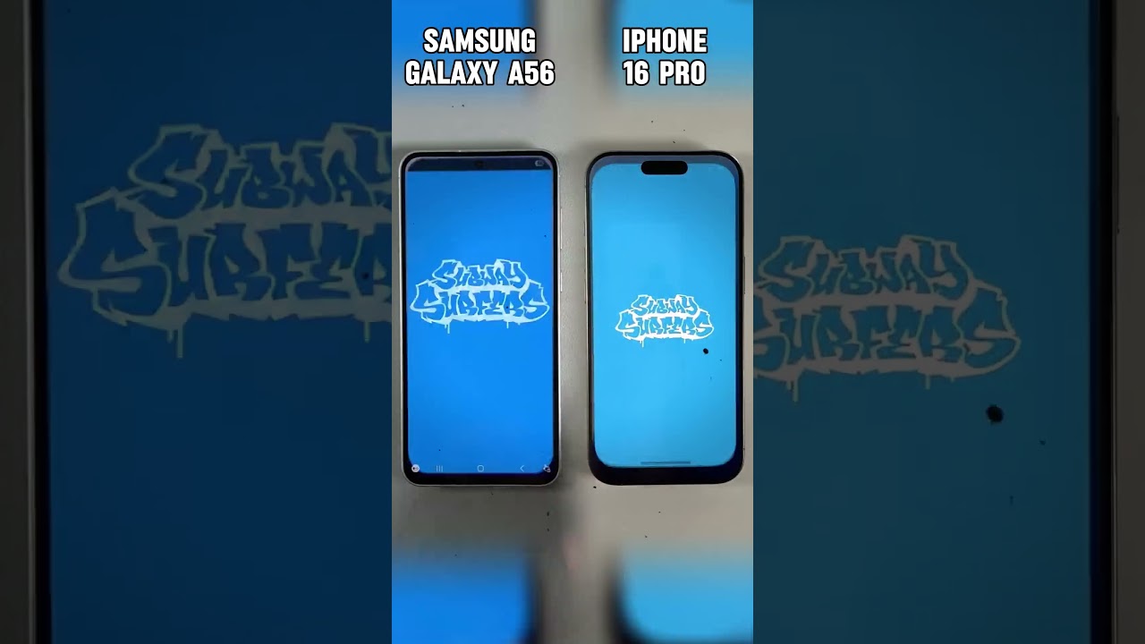 Samsung Galaxy A56 vs iPhone 16 Pro Speed Test — Is Samsung Really Faster? 😲