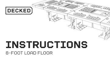DECKED Installation | Load Floor for 8-Foot Beds