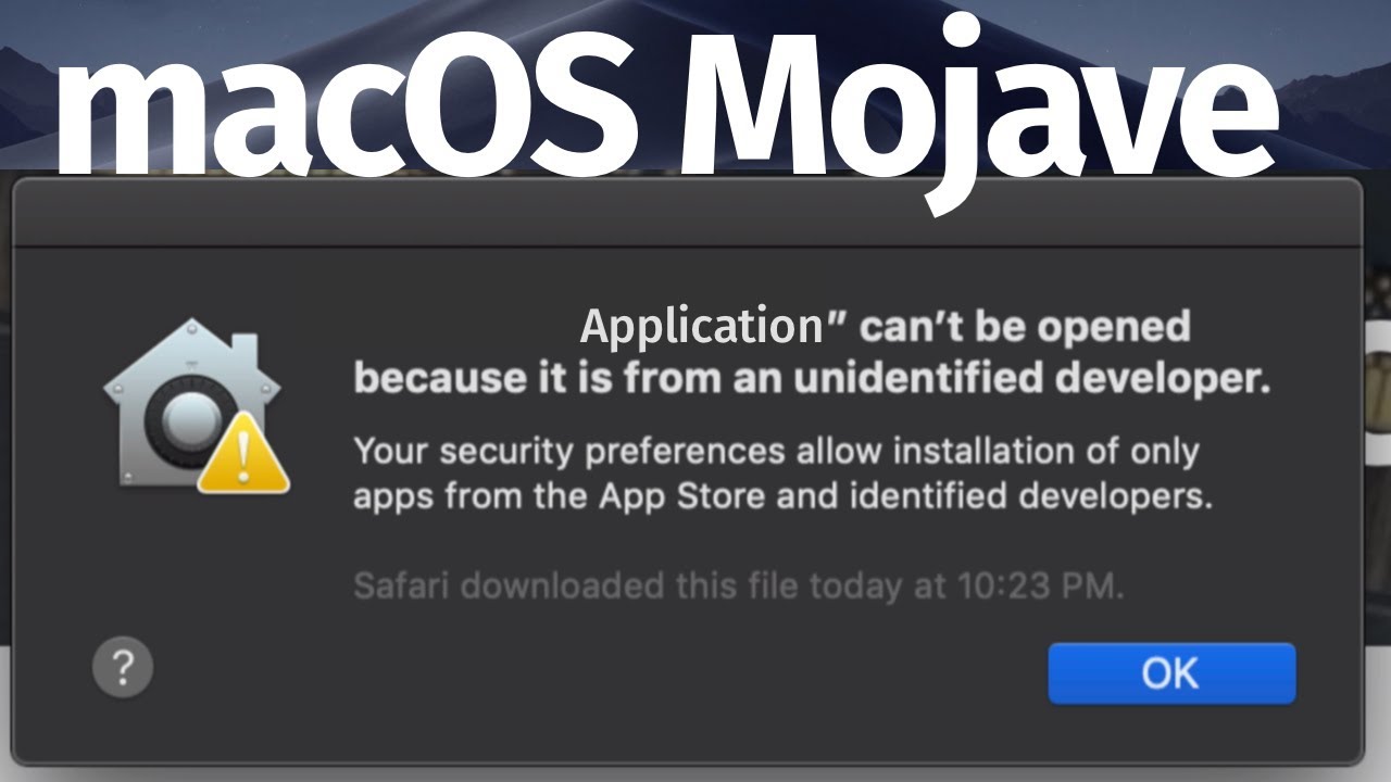 install program on mac sierra from unidentified developer install program on mac sierra from unidentified developer